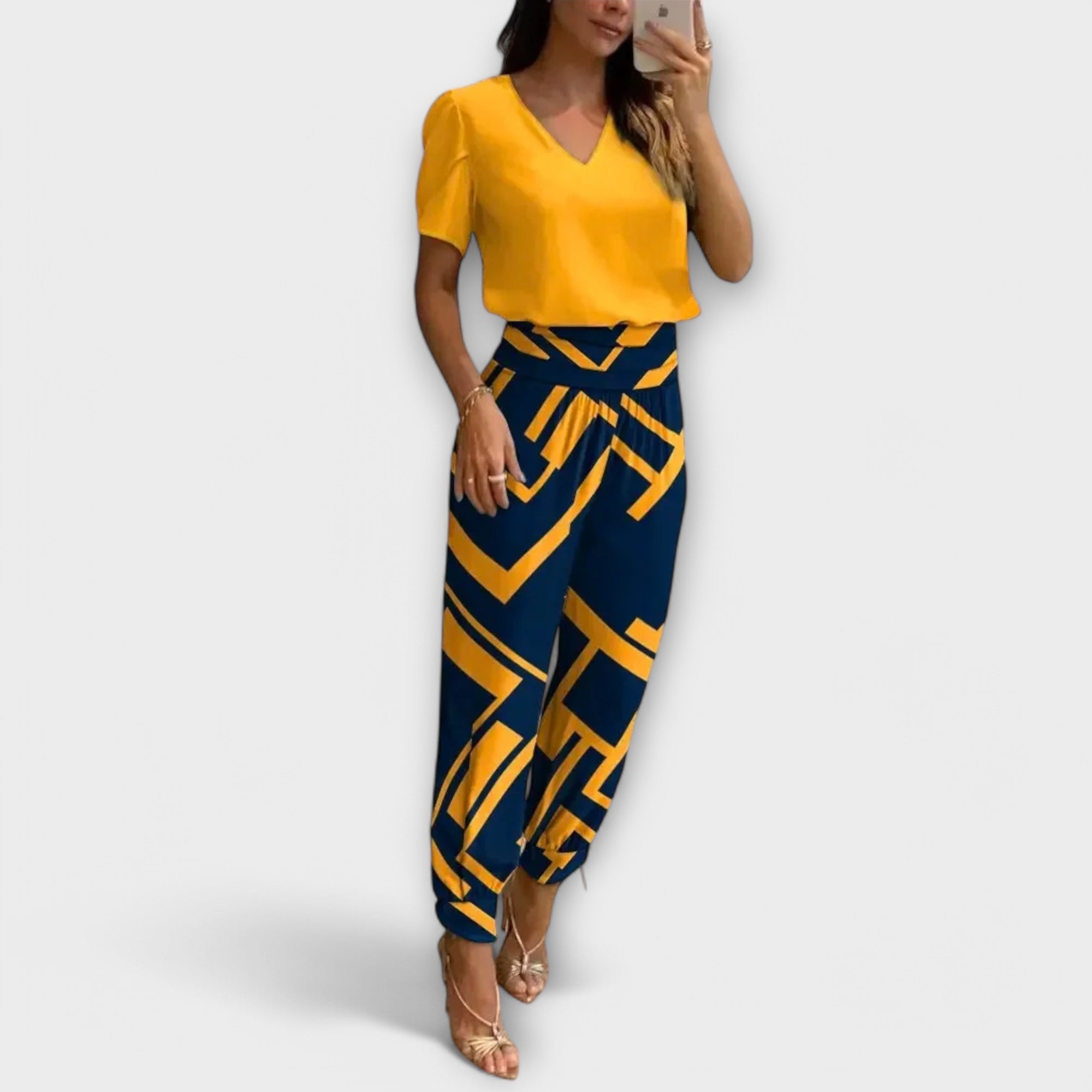 Emily | Elegant top and pants set