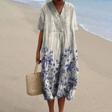 Isla | Porcelain Print Dress