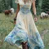 Amelia | Short Maxi Floral Dress