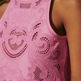 Evelyn | Pink Lace Set