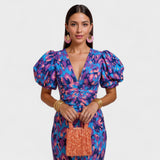 Maya | Tropical Print Dress