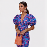 Maya | Tropical Print Dress