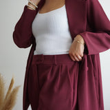 Rachel | Burgundy Matching Set