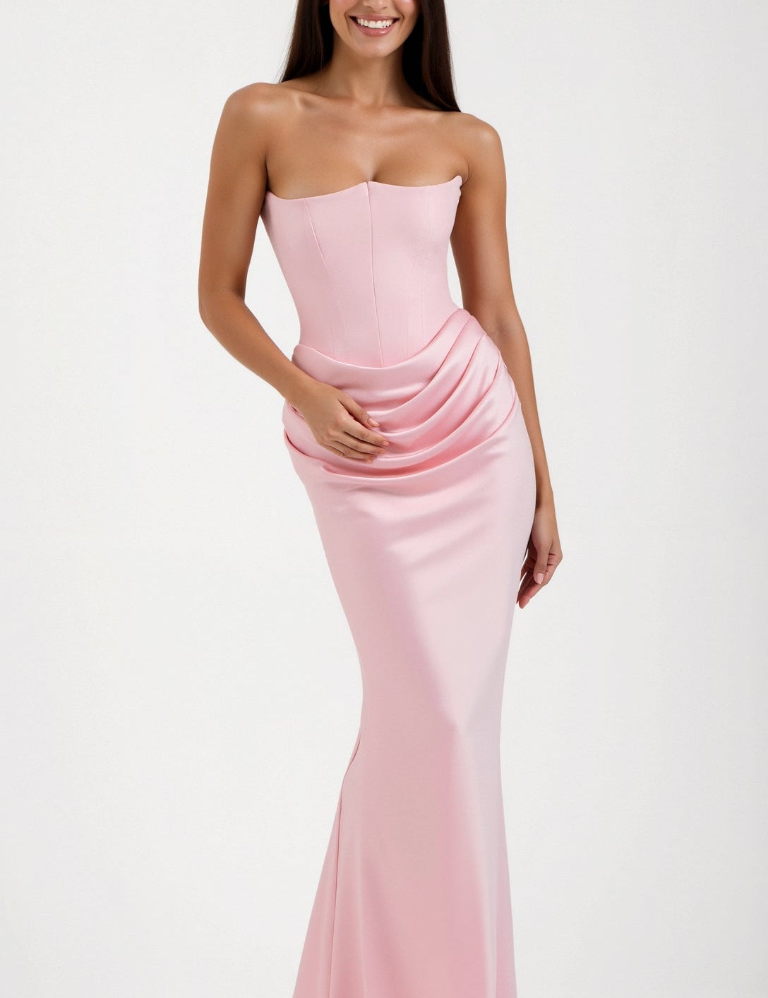 Natalie | Long dress with bodice