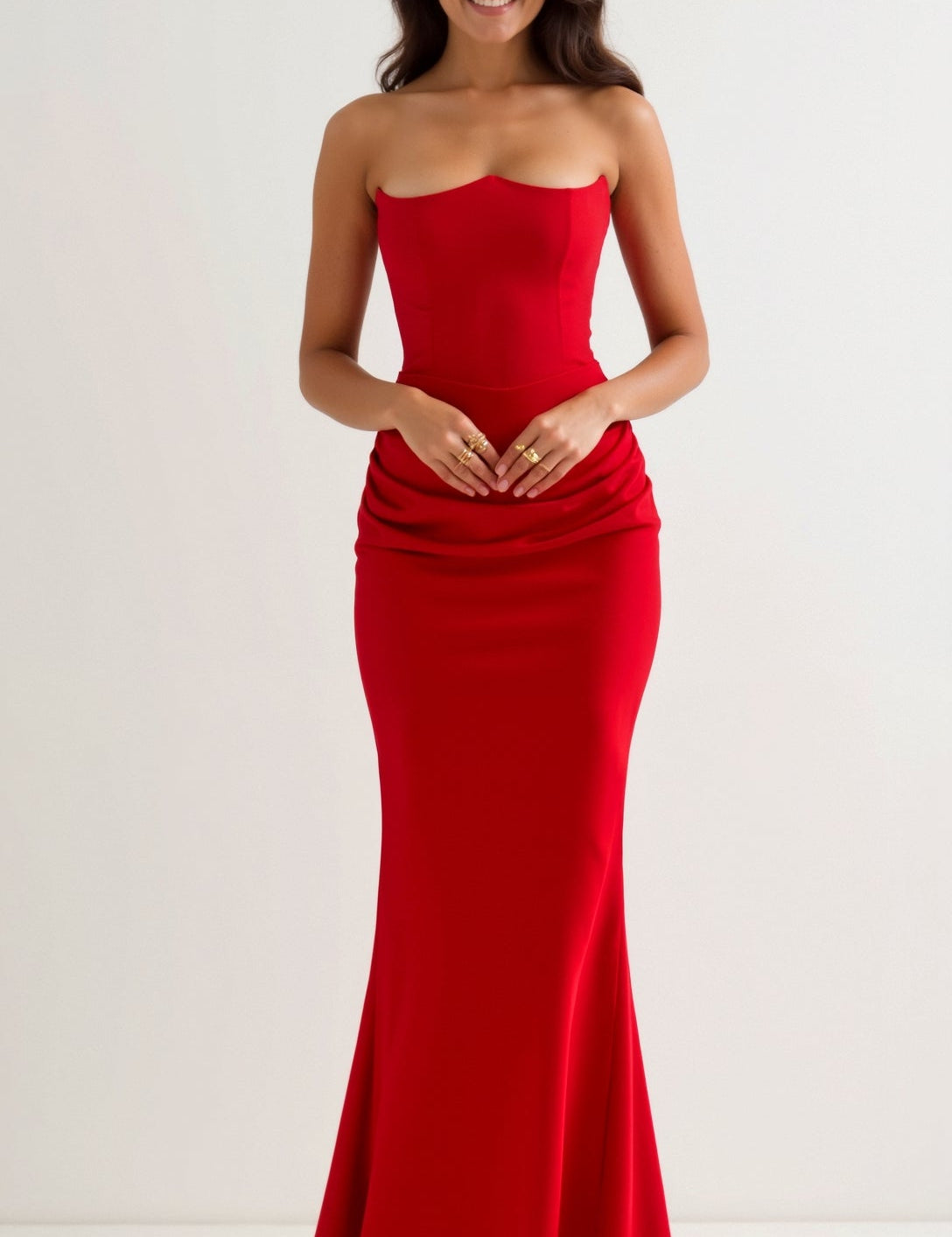 Natalie | Long dress with bodice