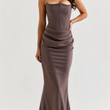 Natalie | Long dress with bodice