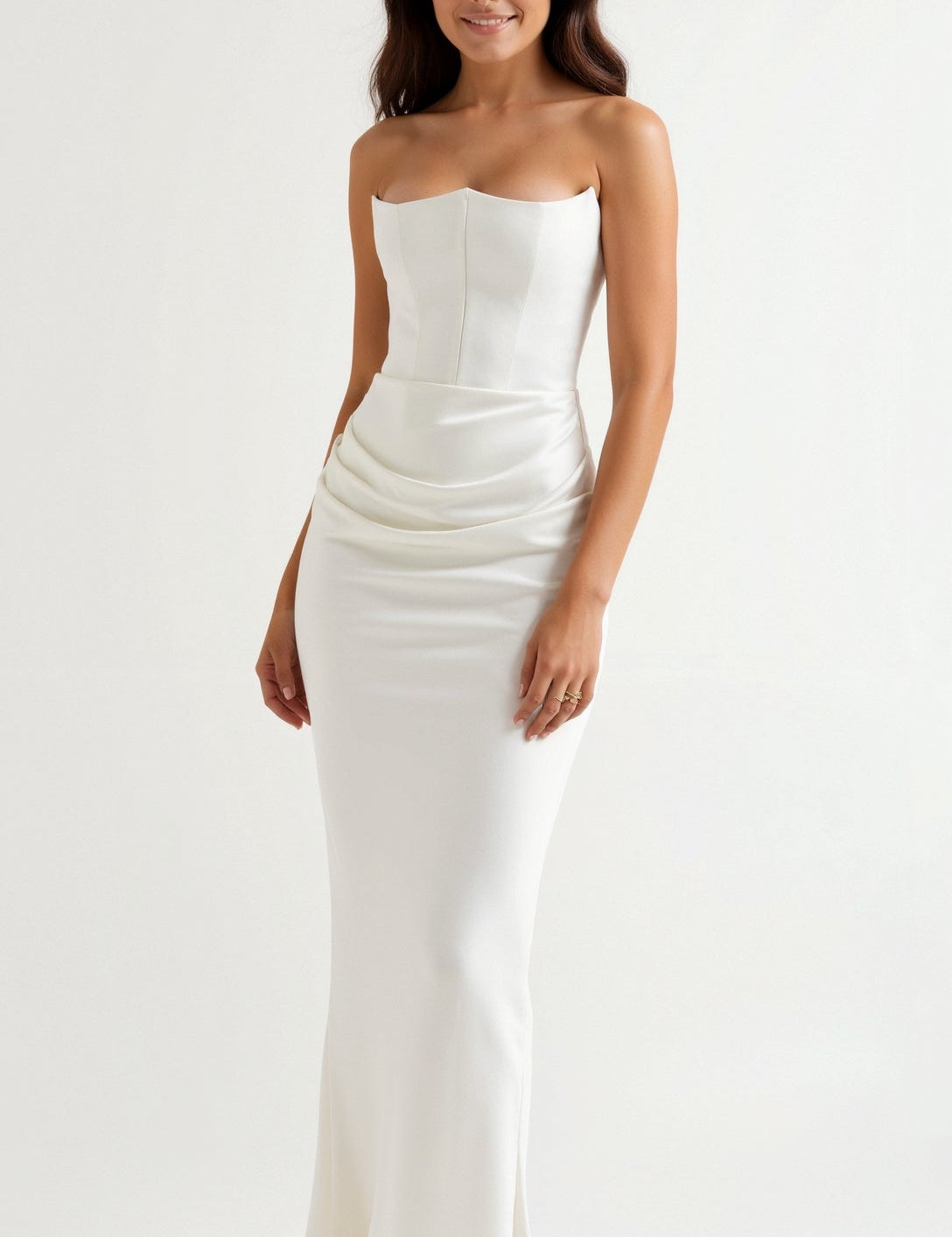Natalie | Long dress with bodice