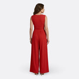 Claire | Sleeveless Wide Leg Jumpsuit