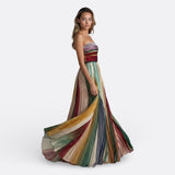 Amelia | Long Strapless Dress