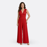 Claire | Sleeveless Wide Leg Jumpsuit