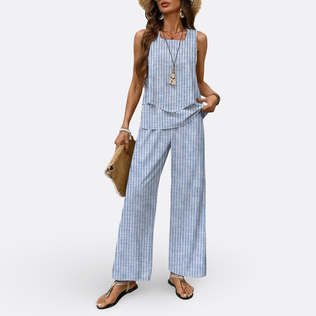 Rachel | Two Piece Straight Cut Set