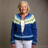 Gina | Vintage Icelandic Knit Cardigan
