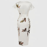 Hannah | Midi Dress with Bow