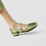 Amelia | Pearl Strap Mary Janes