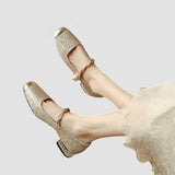 Amelia | Pearl Strap Mary Janes