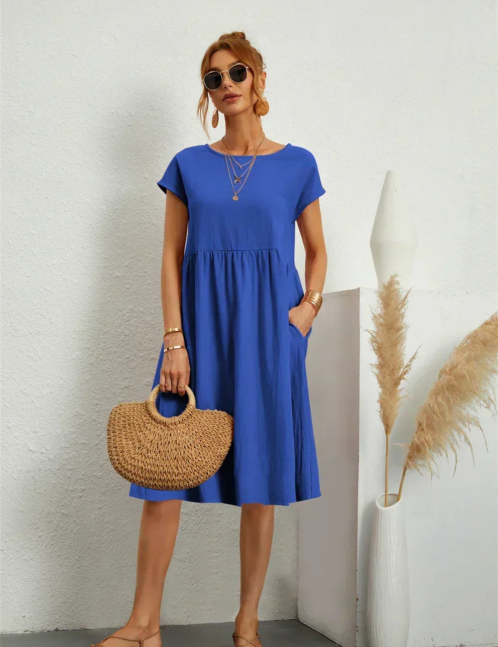 Ava | Casual Pocket Dress