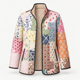 Violet | Floral Print Quilted Jacket
