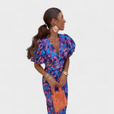 Maya | Tropical Print Dress