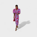 Maya | Tropical Print Dress