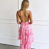 Blanche | Chiffon Layered Long Dress