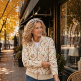 Joan | Delicate Floral Vines Cardigan
