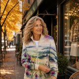 Irene | Thistle Landscape Cardigan