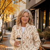 Joan | Delicate Floral Vines Cardigan