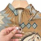 Jennifer | Horse and Cactus Cardigan