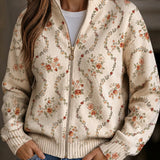 Joan | Delicate Floral Vines Cardigan