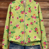 Jenna | Green Floral Cardigan