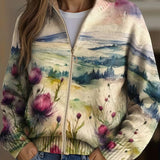 Irene | Thistle Landscape Cardigan