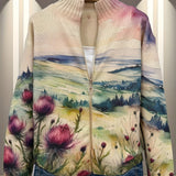 Irene | Thistle Landscape Cardigan