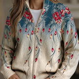 Jade | Peacock Feather Cardigan