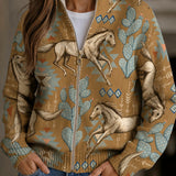 Jennifer | Horse and Cactus Cardigan