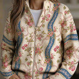 Imogen | Rose Vine Pattern Cardigan
