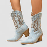 Claire | Orthopaedic Denim Ankle Boots
