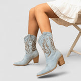 Claire | Orthopaedic Denim Ankle Boots