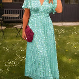 Dana | Floral V-Neck Maxi Dress