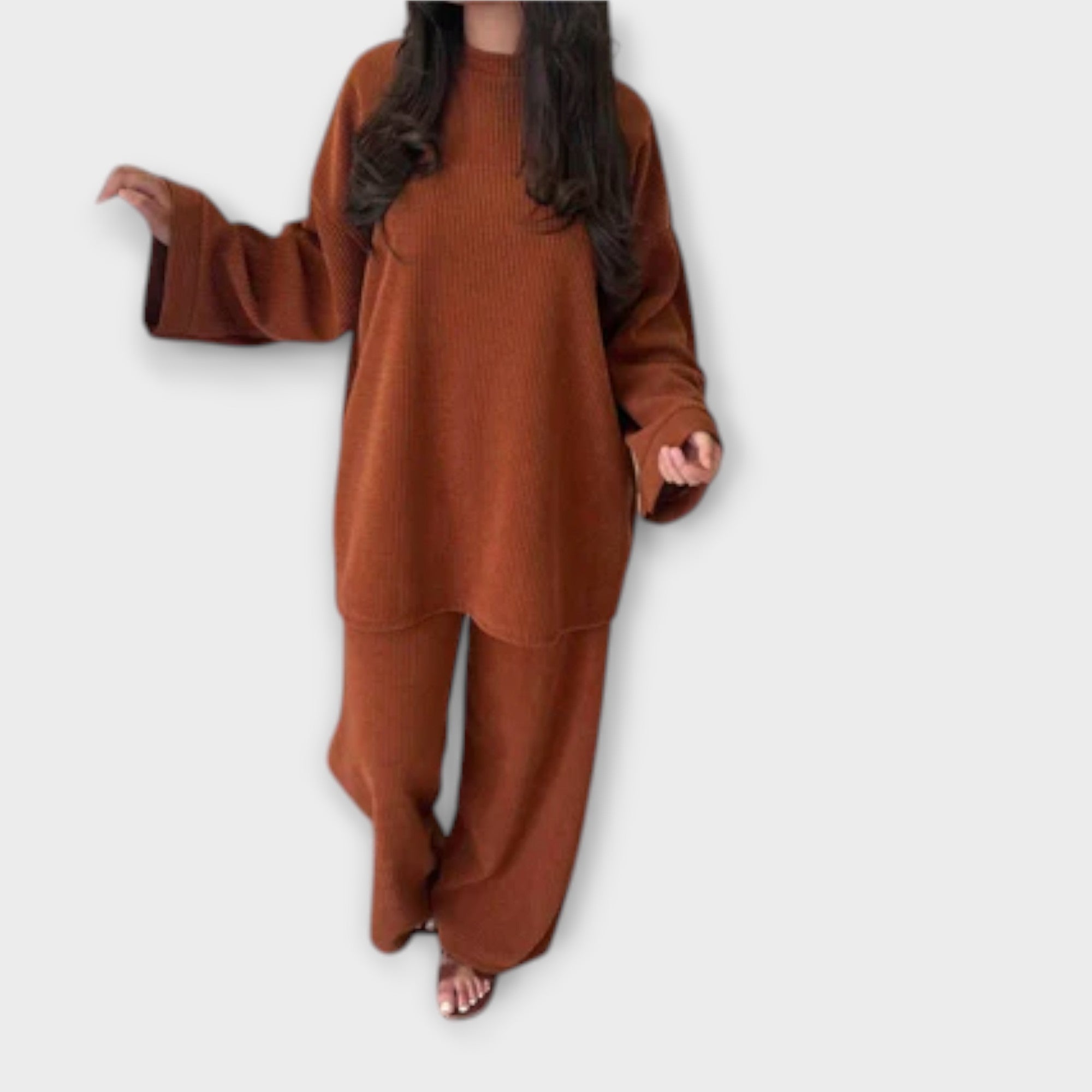 Chloe | Plus Size Ribbed Set
