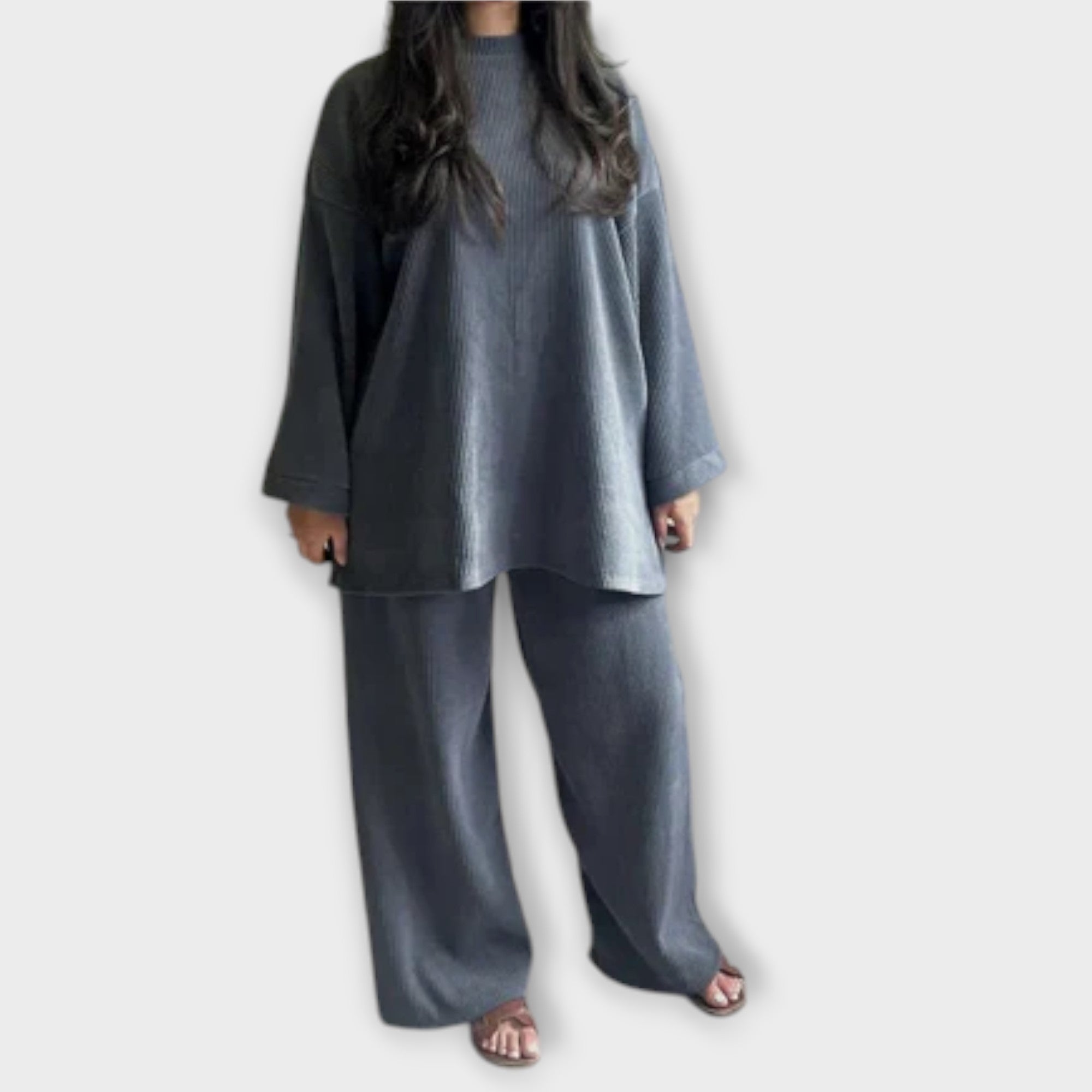 Chloe | Plus Size Ribbed Set