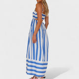 Emma | Long Striped Dress