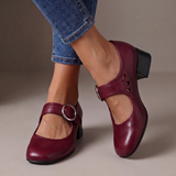Claire | Leather Comfort Mary Janes