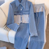Elena | Colourblock Jacket and Pants