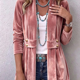 Claire | Vintage Lapel Button Jacket