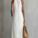 Rachel | Sleeveless Lace Midi Dress