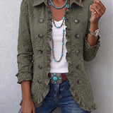 Lucy | Floral Embroidered Utility Jacket