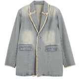 Matilda | Oversized Raw Edge Blazer