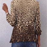 Sienna | Leopard Print Ruffled Jacket