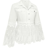 Willow | Lace Panel Detail Jacket