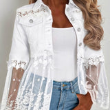 Willow | Lace Panel Detail Jacket
